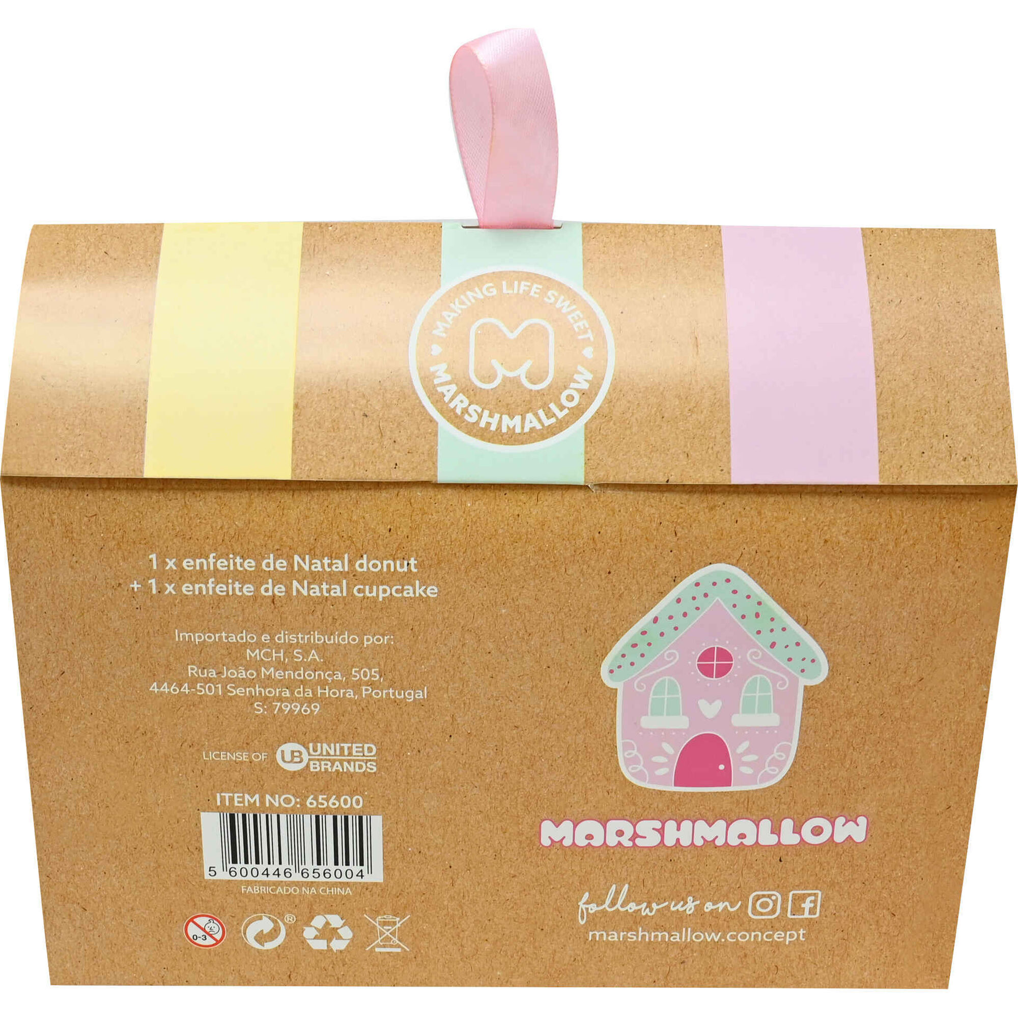 Conjunto 2 Ornamentos Cupcake e Donut