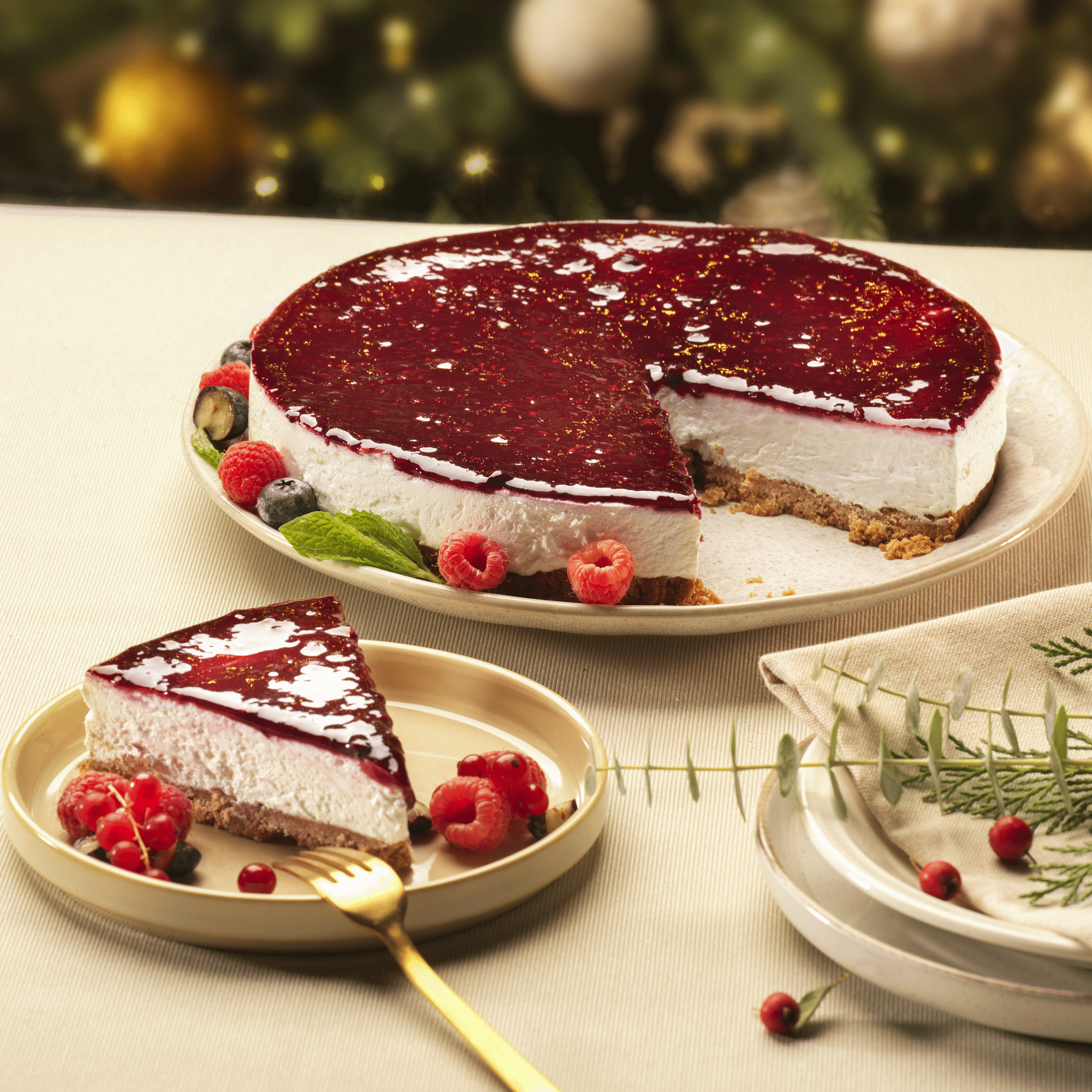 Cheesecake de Frutos Silvestres Cozinha Continente (Entregas para o Natal)