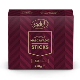 Açúcar Mascavado 50 Sticks
