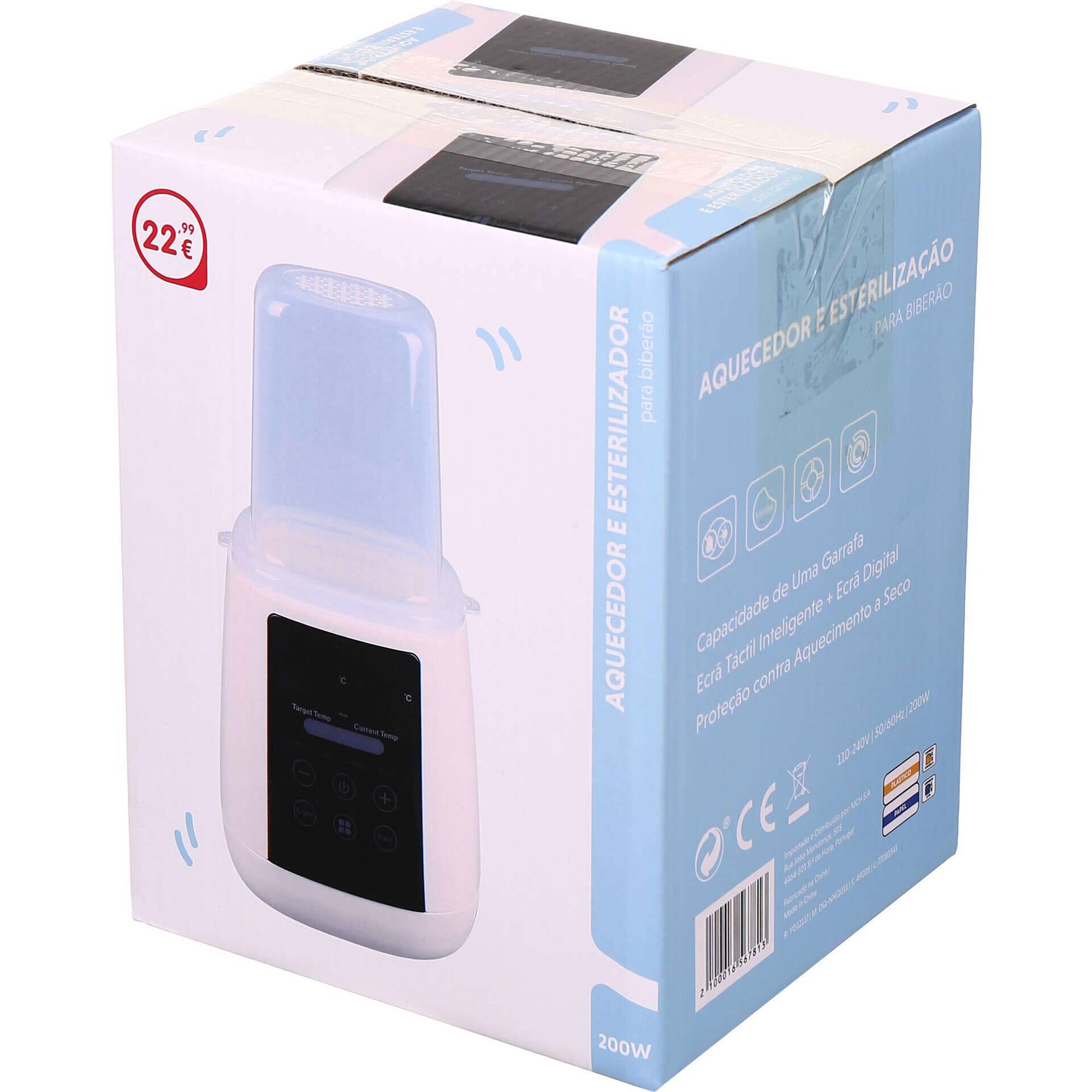 Aquecedor e Esterilizador para Biber&atilde;o Branco Bazar&atilde;o