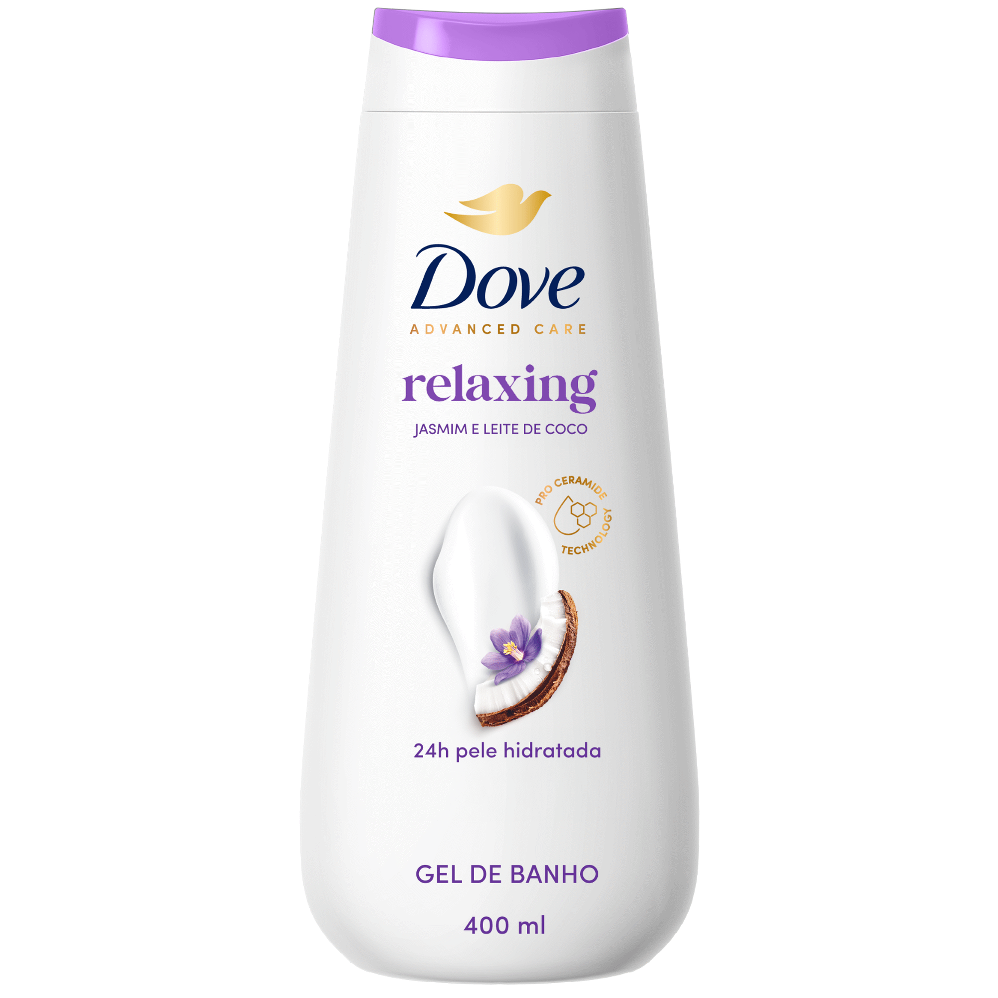 Gel de Banho Relaxing Jasmim e Coco Dove
