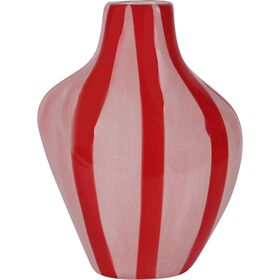 Jarra Riscas Rosa e Vermelha