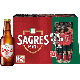 Cerveja com &Aacute;lcool Sagres Mini