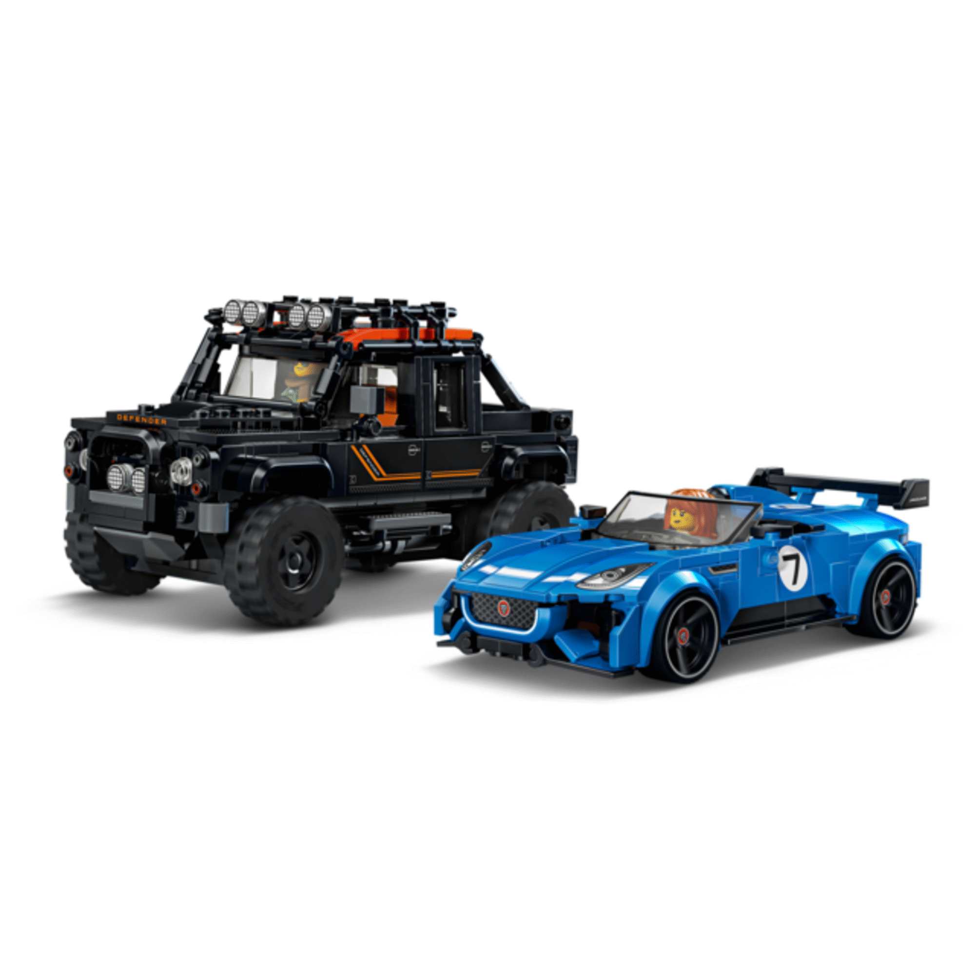 LEGO Speed Champions - Jaguar Project 7 e Land Rover Defender - 77264