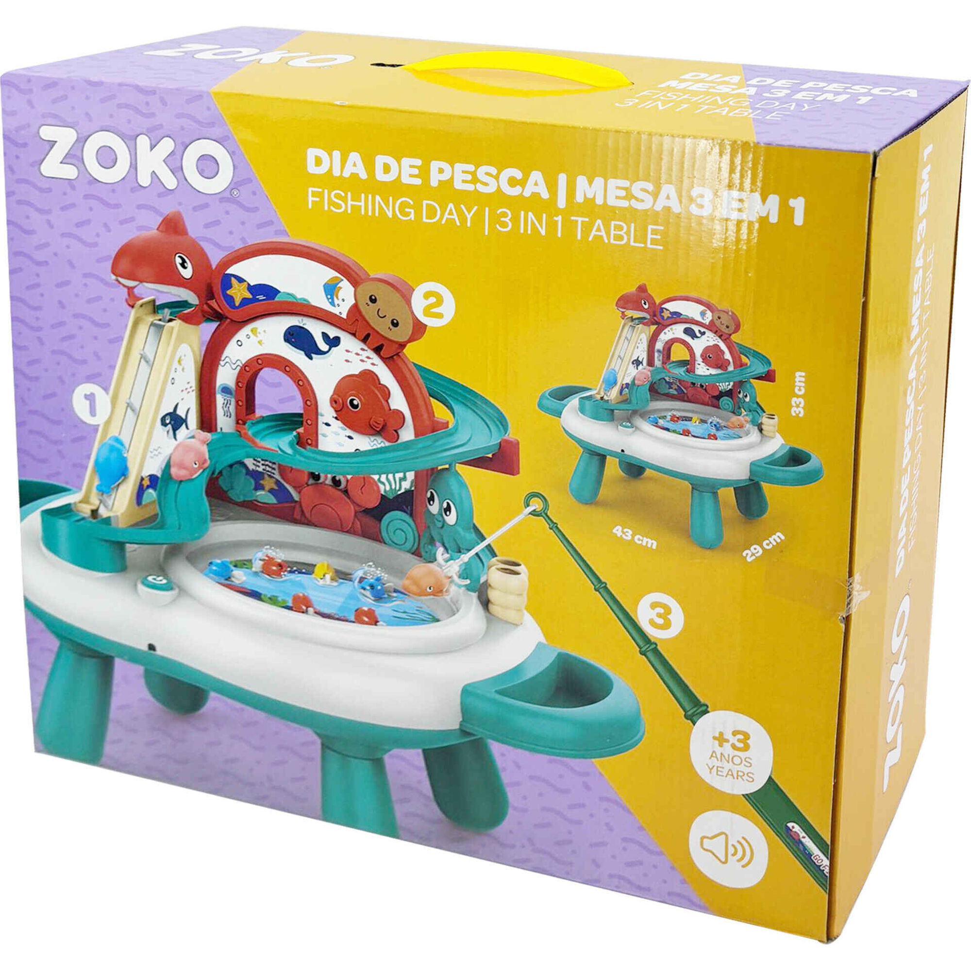 Zoko - Mesa 3 em 1 Dia de Pesca