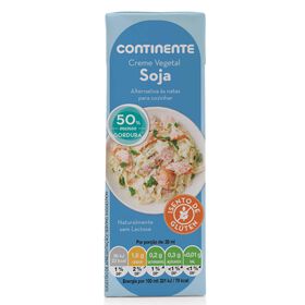 Creme Vegetal de Soja para Culinária -50% Gordura Creme Vegetal de Soja para Culinária -50% Gordura