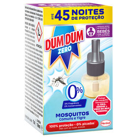 Inseticida El&eacute;trico Mosquitos Recarga 0% Dum Dum