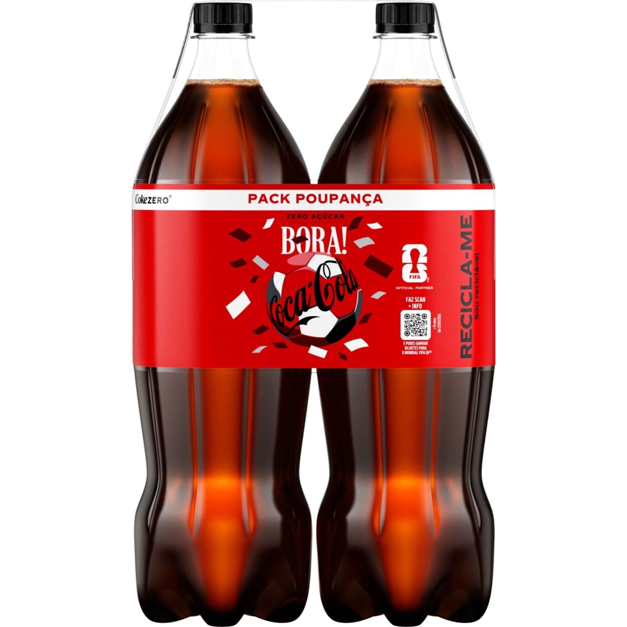 Refrigerante com G&aacute;s Cola Zero Coca-Cola