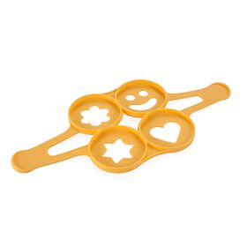 Molde Forma Panquecas Silicone Amarelo Presto Tescoma