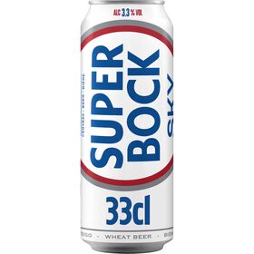 Cerveja em Lata com &Aacute;lcool Sky Super Bock