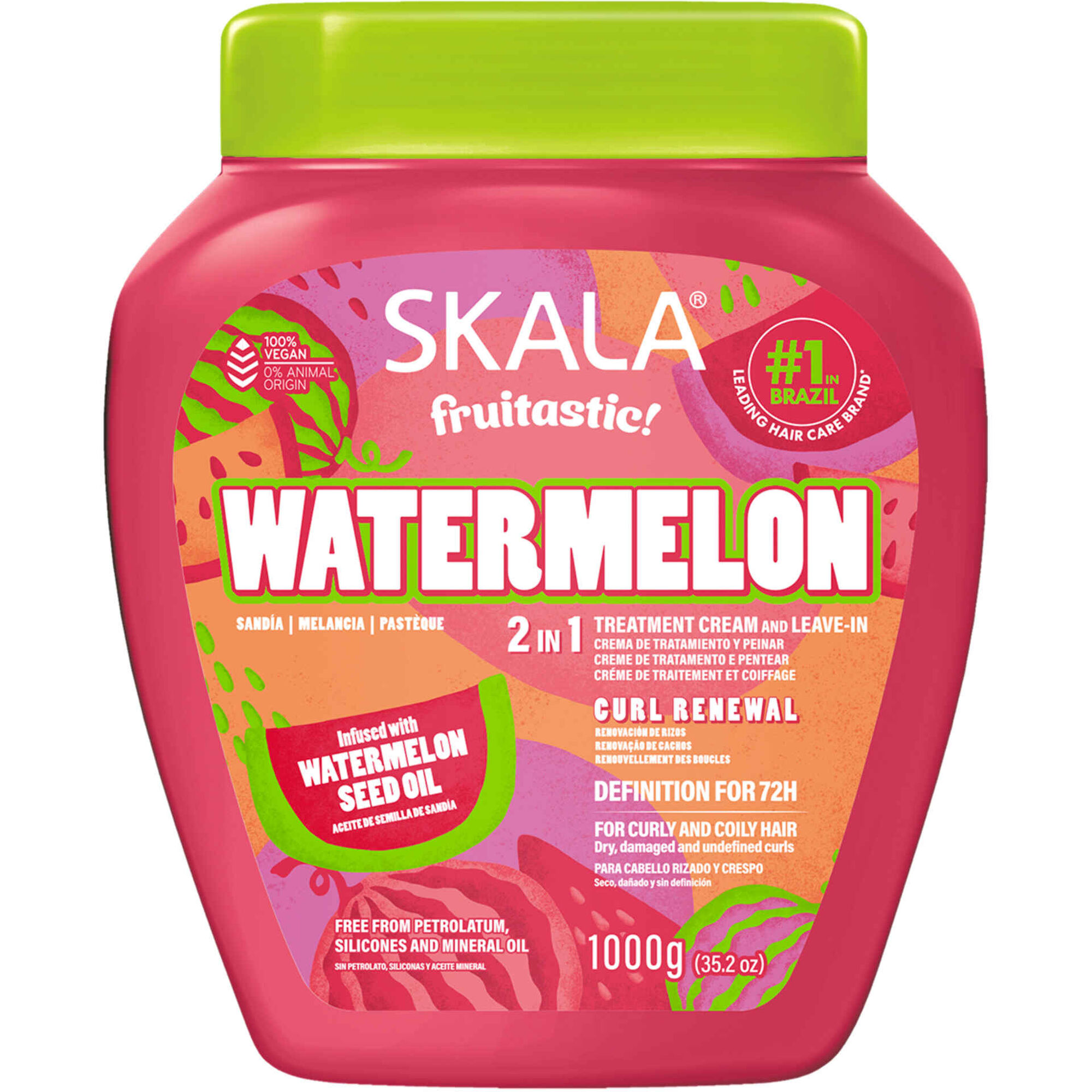 Creme de Tratamento e Pentear Fruitastic Melancia Skala