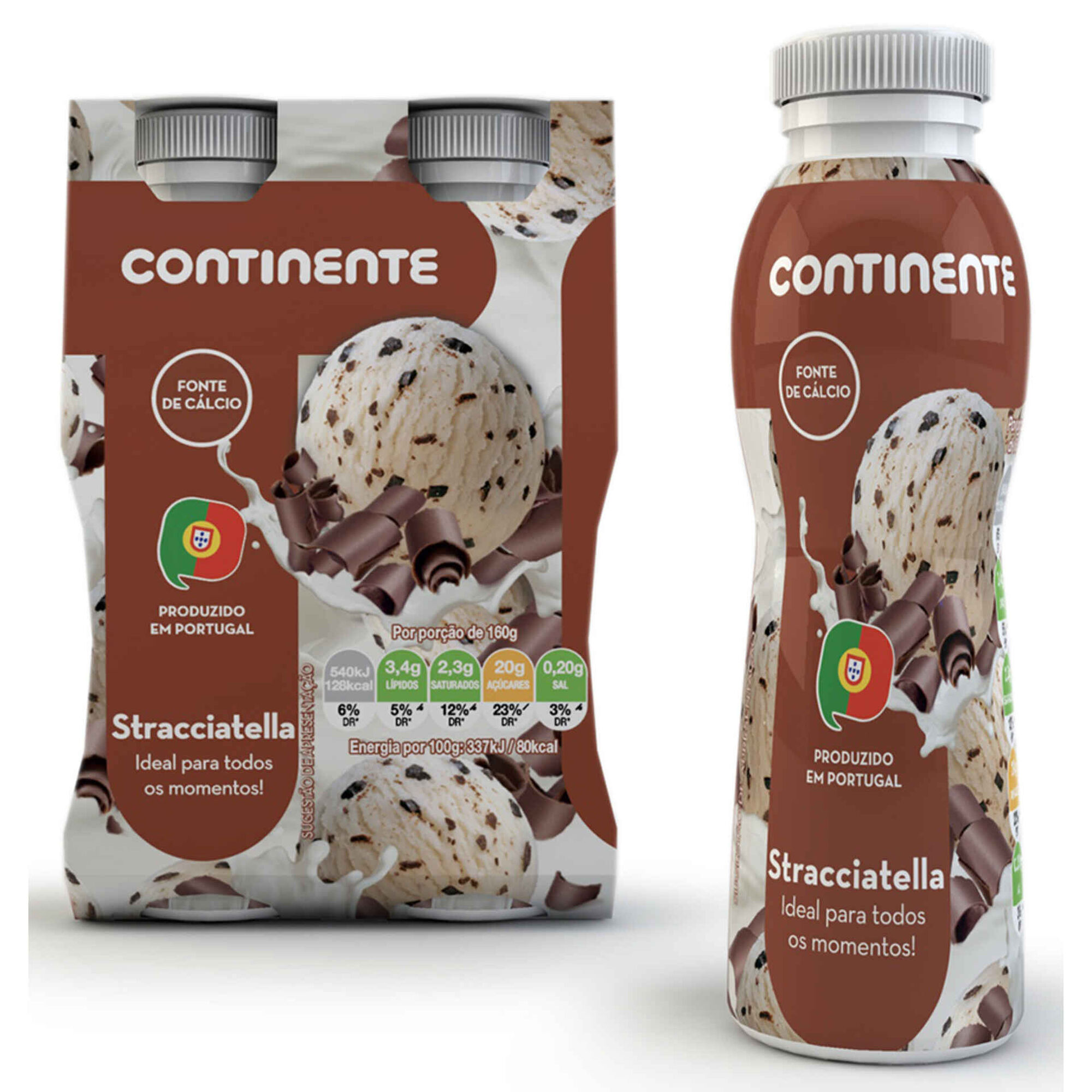 Iogurte Líquido Stracciatella Iogurte Líquido Stracciatella