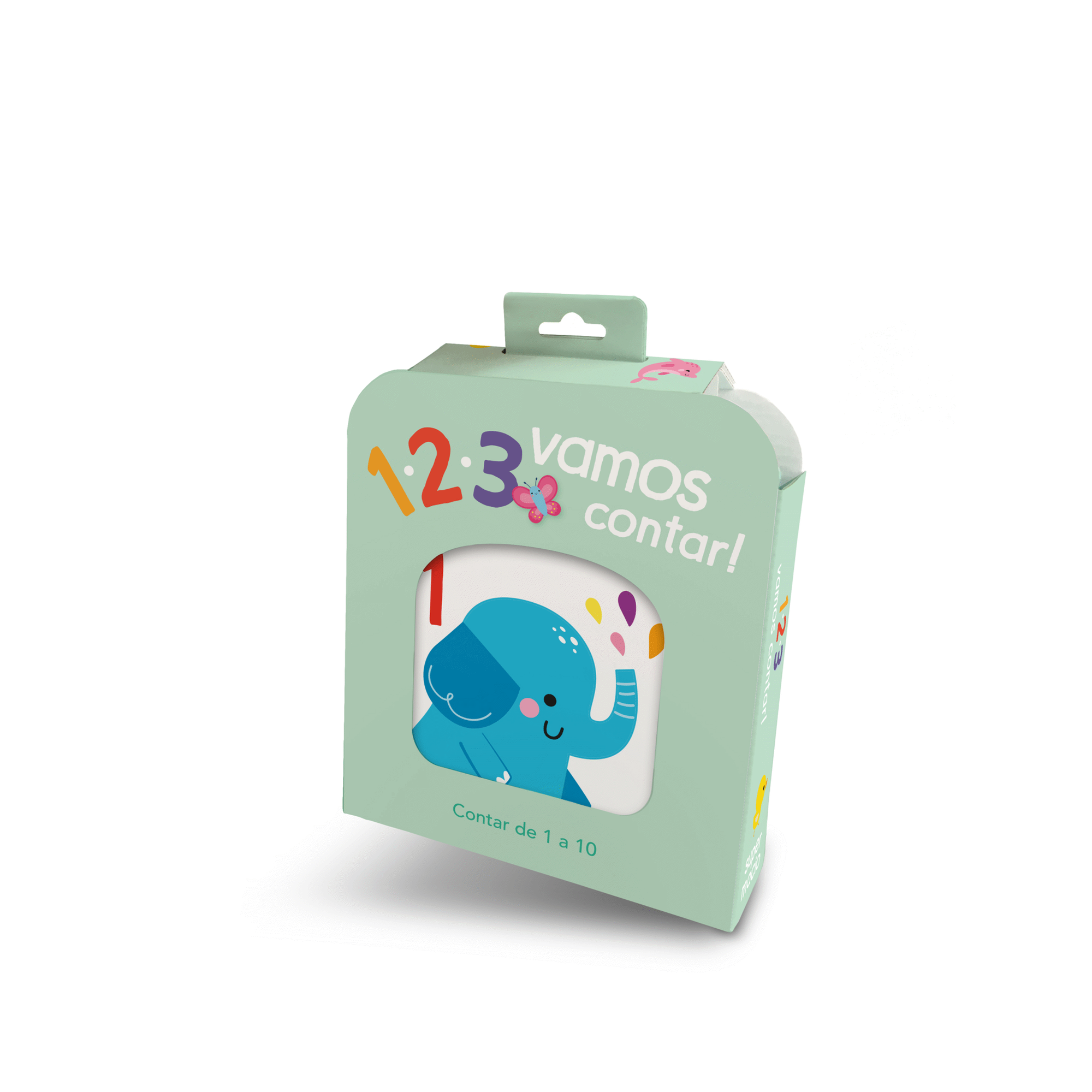 1-2-3 Vamos Contar - Elefante - Verde