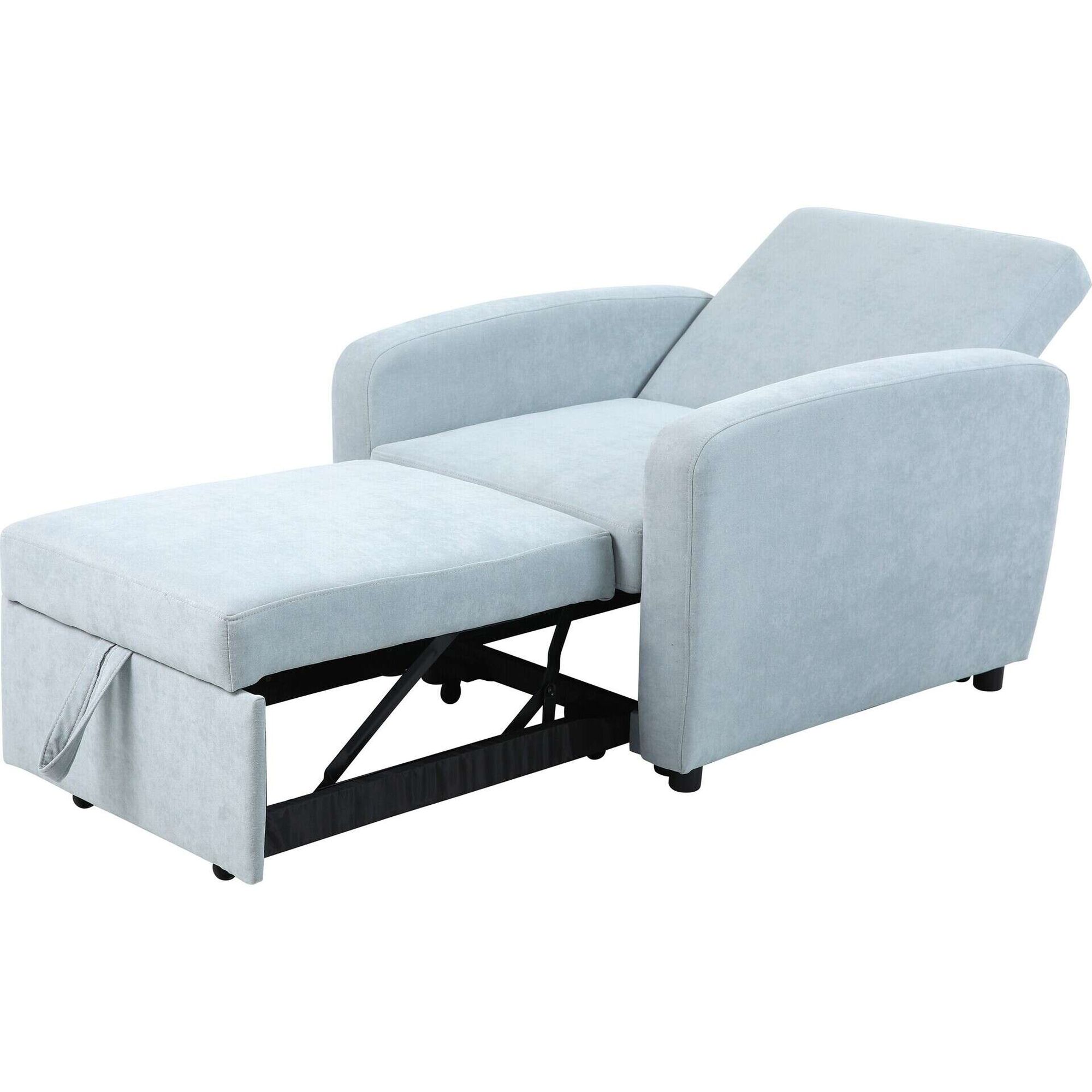 Poltrona Cama 4 em 1 Cinza