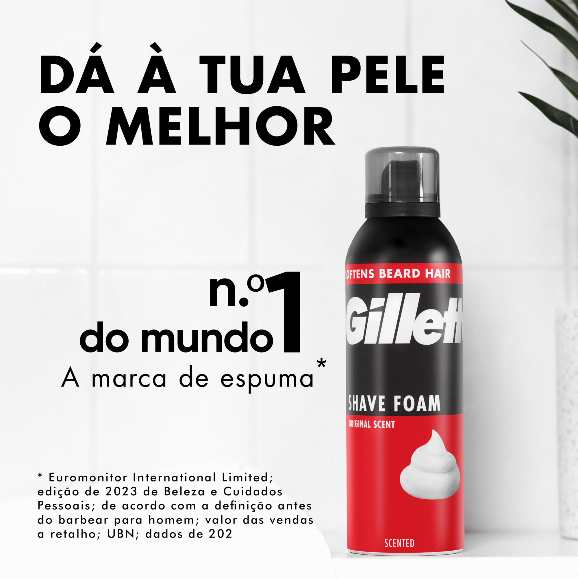 Espuma de Barbear Classic Normal Gillette