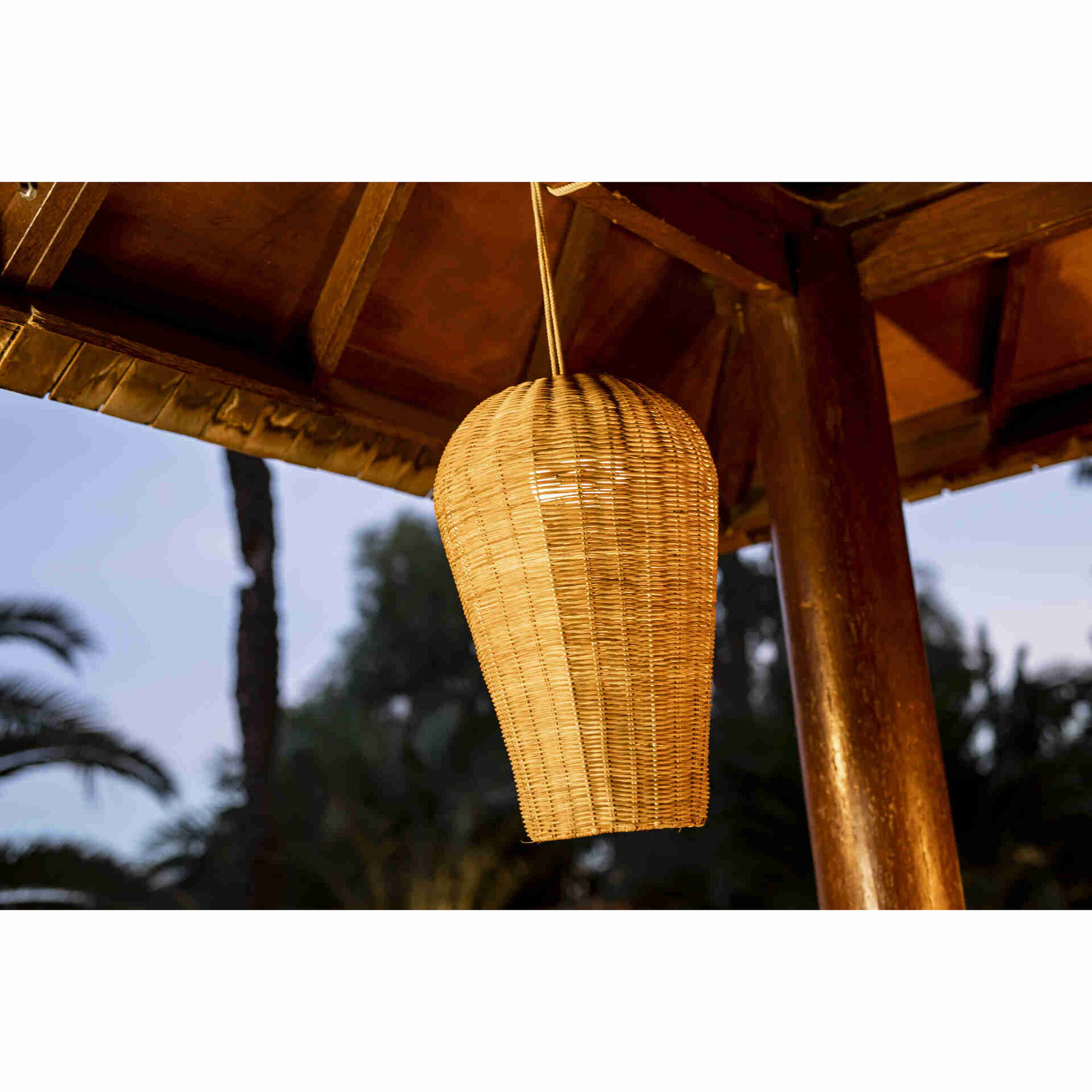 Candeeiro Teto Saona com bateria 50 cm New Garden