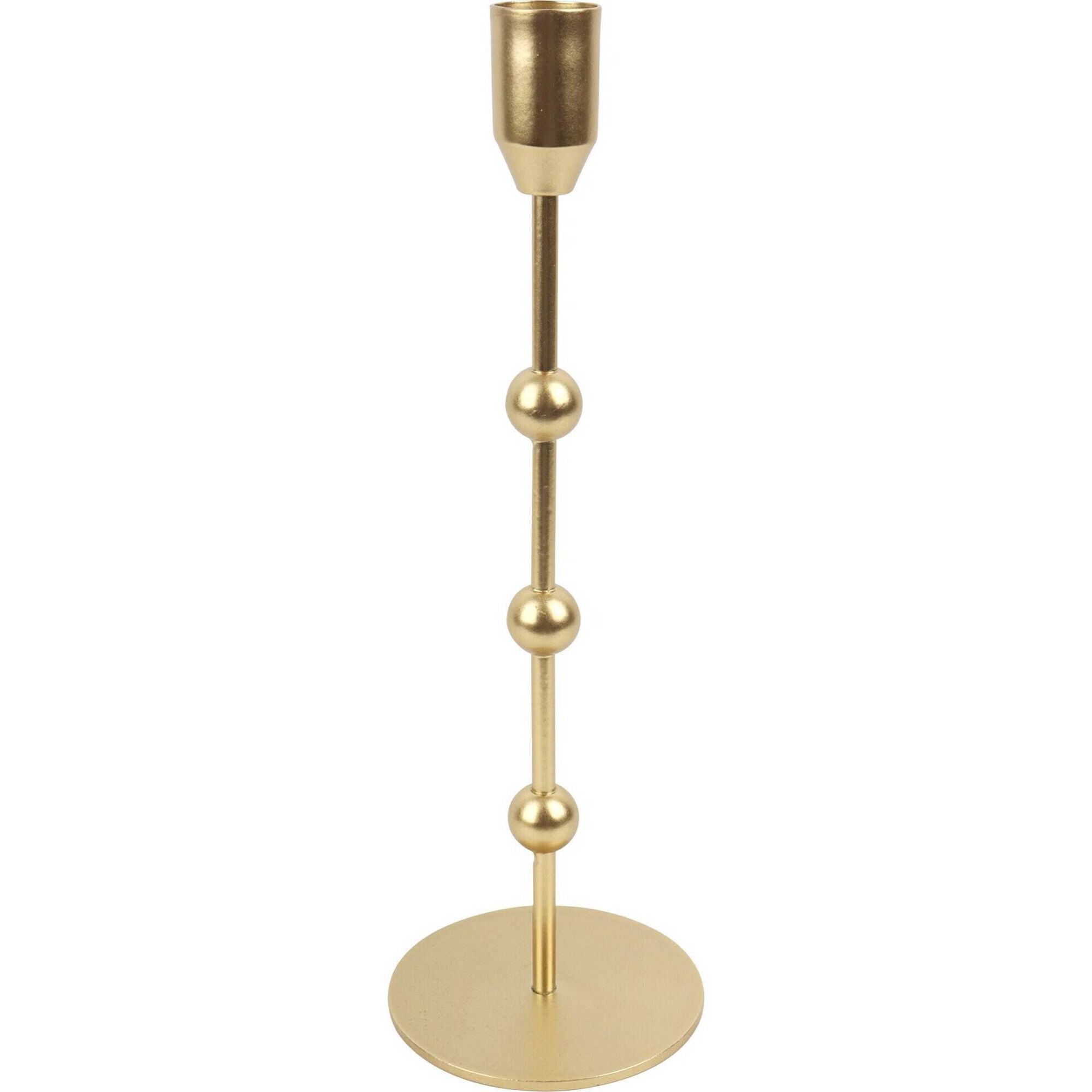 Castiçal 24cm Dourado