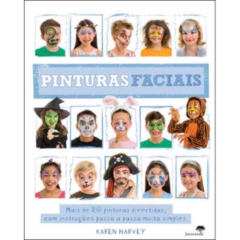 Pinturas Faciais de Karen Harvey