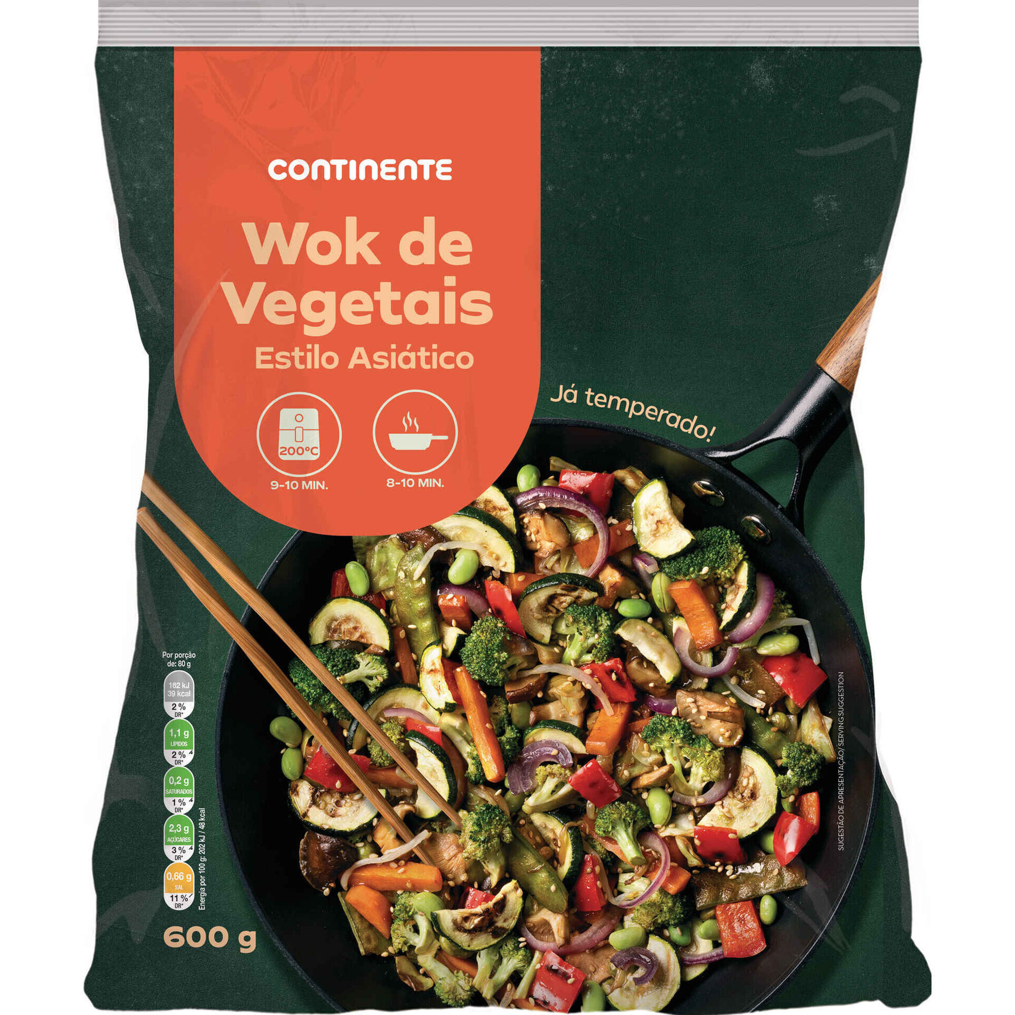 Wok de Vegetais Asi&aacute;tico Continente