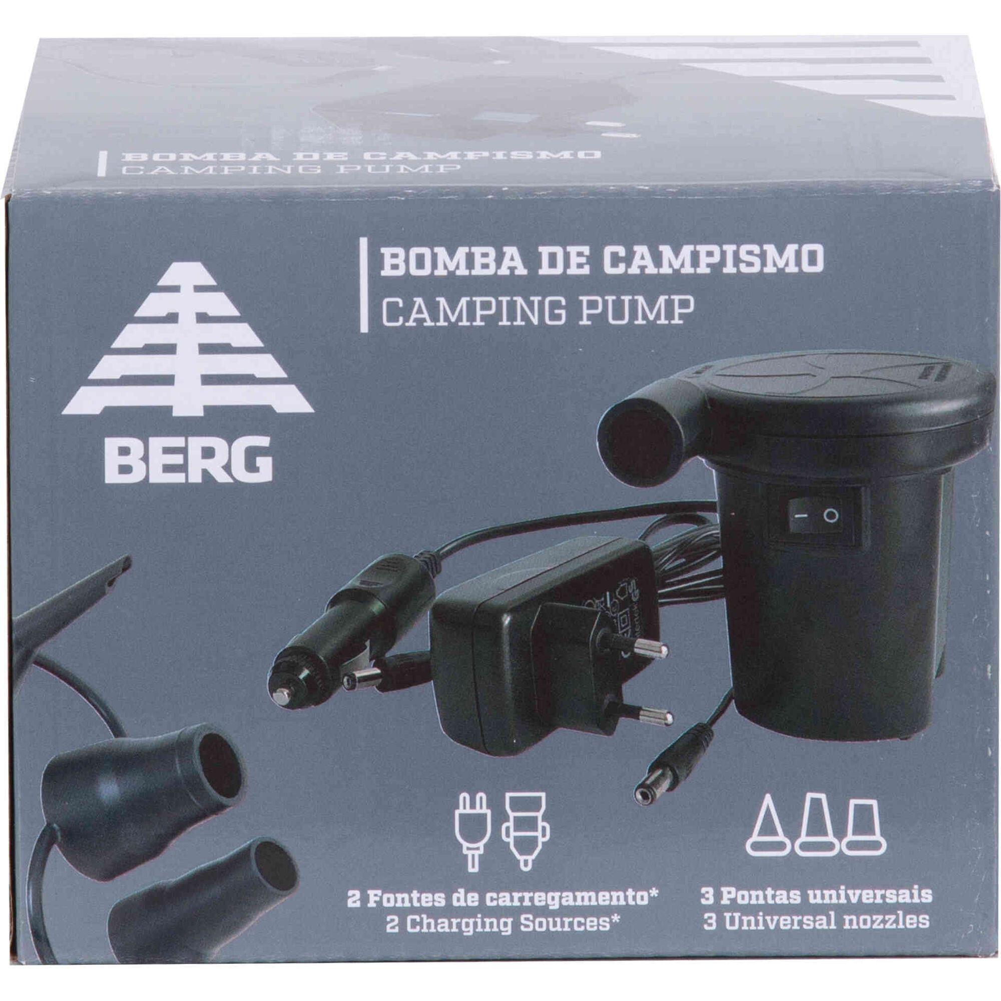 Bomba de Campismo El&eacute;trica com Isqueiro Berg