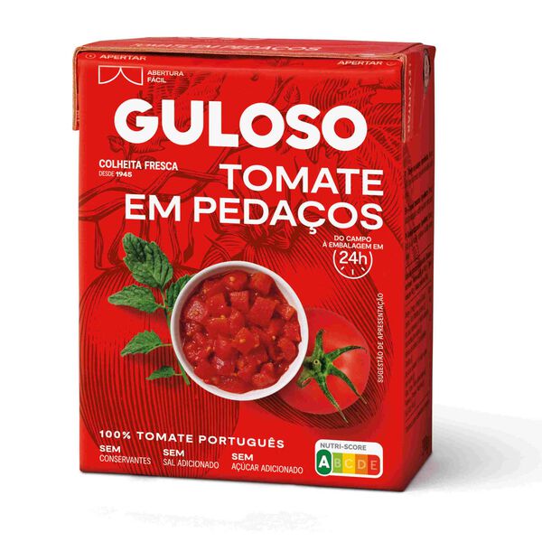 Tomate Pelado em Pedaços Guloso