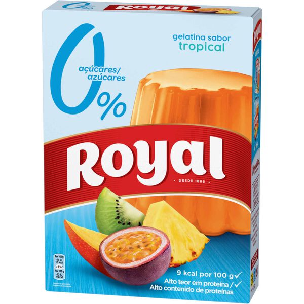 Gelatina em Pó de Frutos Tropicais Royal
