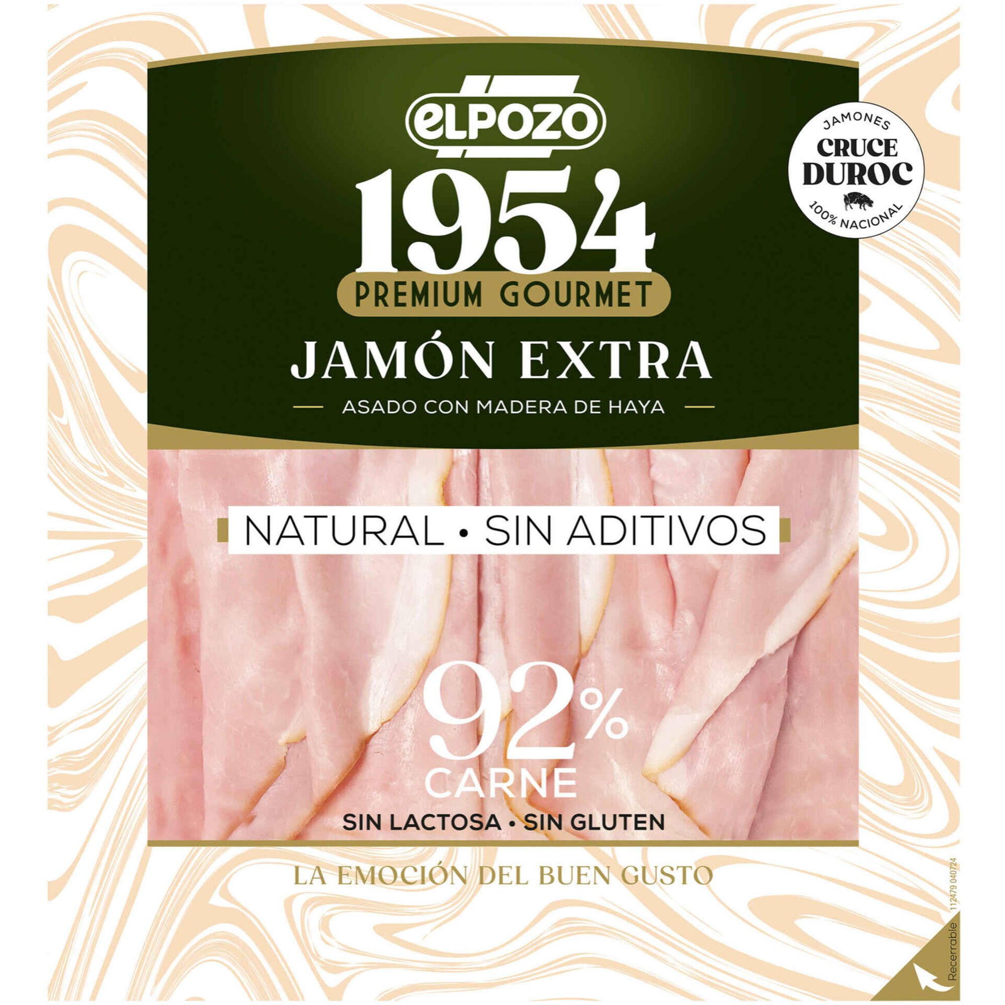 Fiambre de Perna Extra Fatiado Sem Aditivos Elpozo
