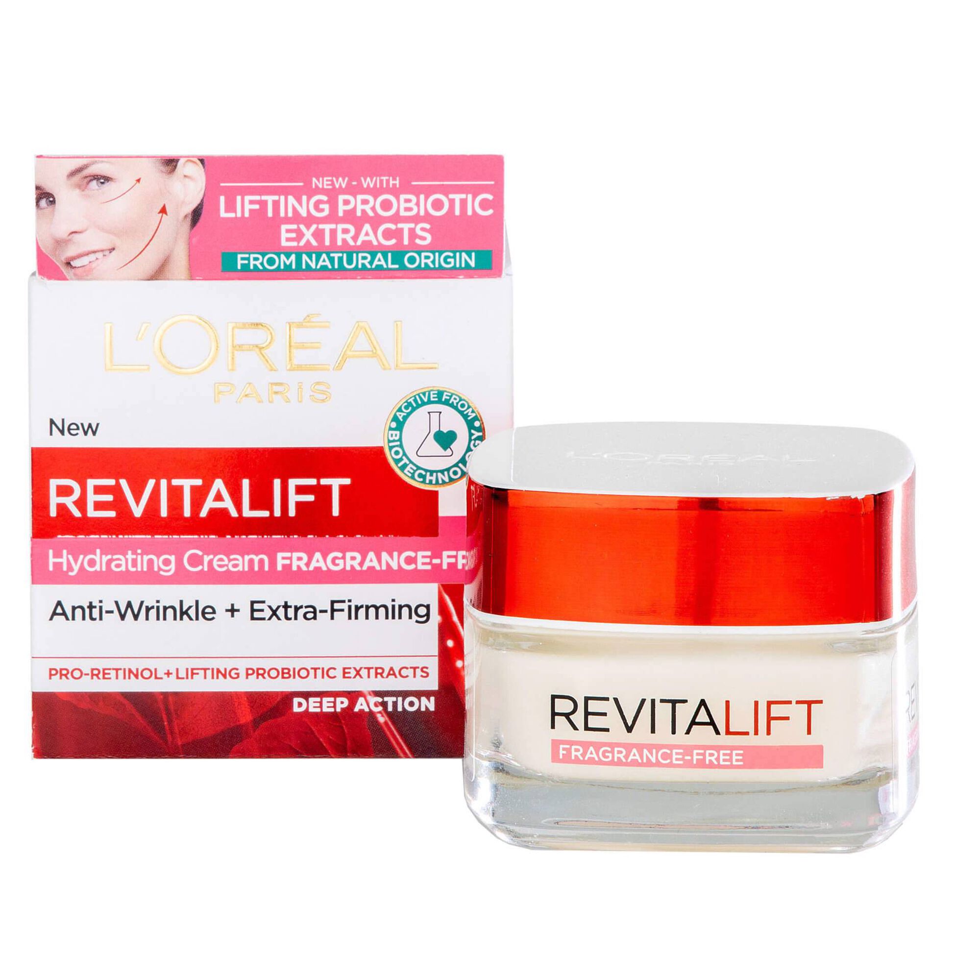 Creme Rosto Hidratante Revitalift Fragrance Free emb. 50 ml L'Oréal
