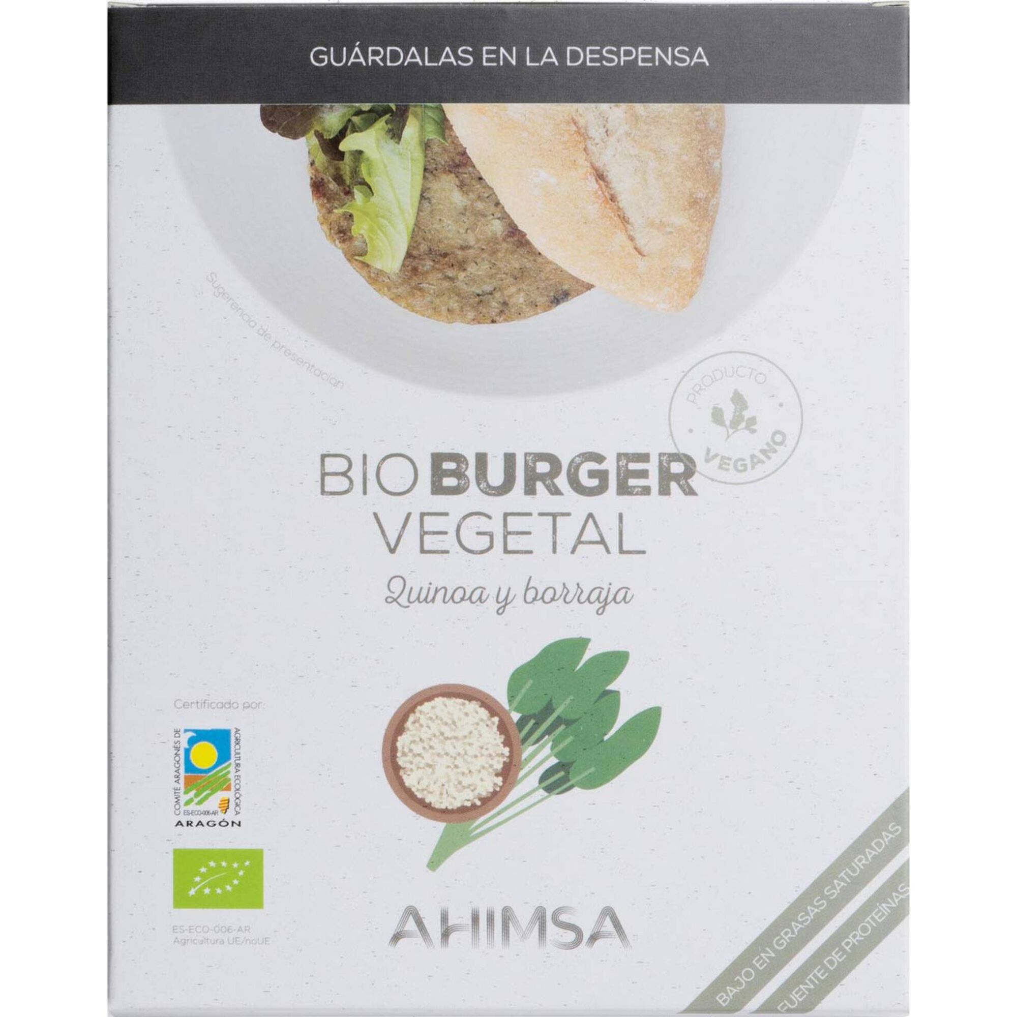 Burger Quinoa e Verduras Biológico Burger Quinoa e Verduras Biológico