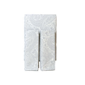 Conjunto Capa Edredão Percal 160x220cm Cornucópias Cinza