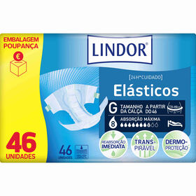 Fraldas Incontinência Elásticos Air Dry Dermo Maxi L