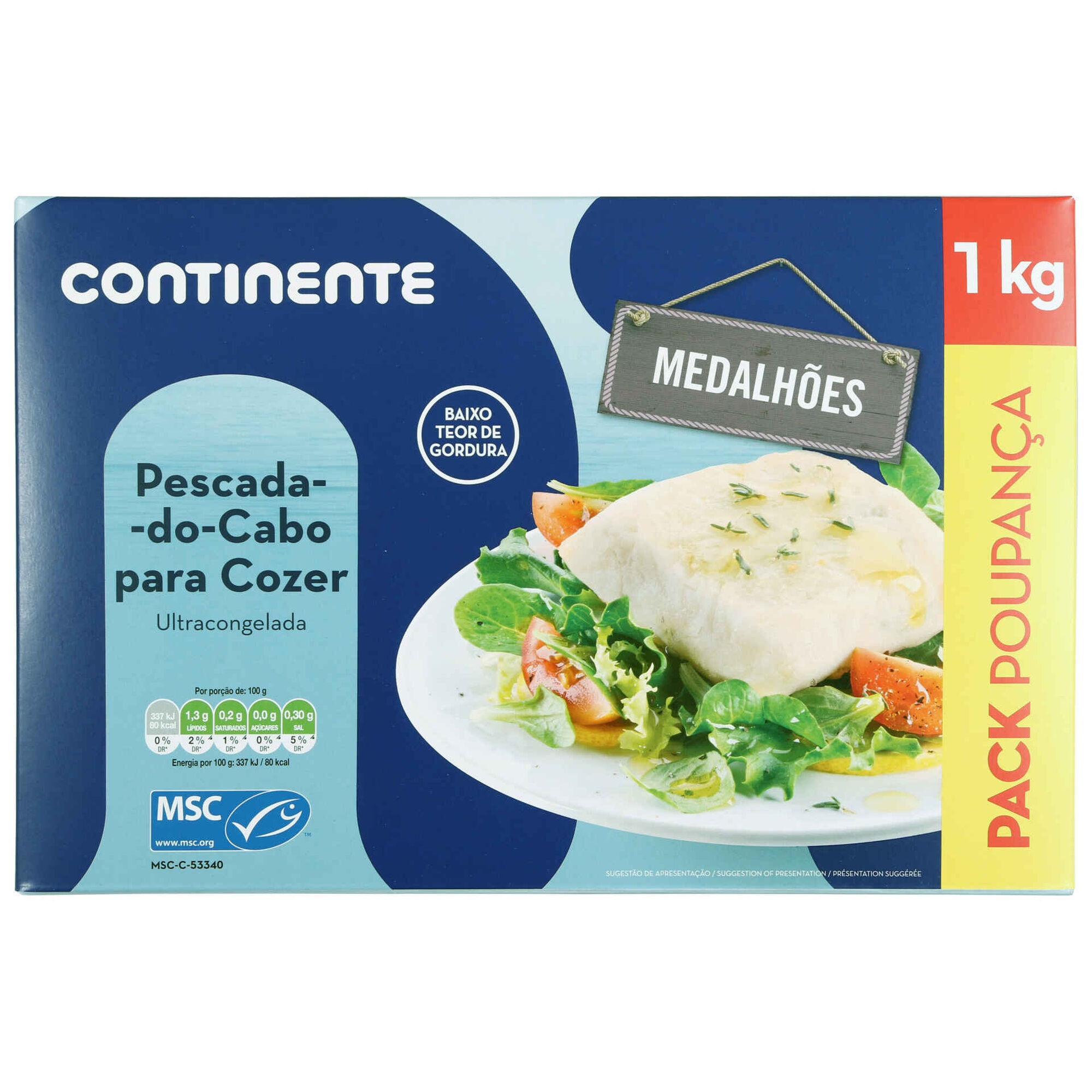 Medalhões de Pescada do Cabo MSC Congelados Medalhões de Pescada do Cabo MSC Congelados