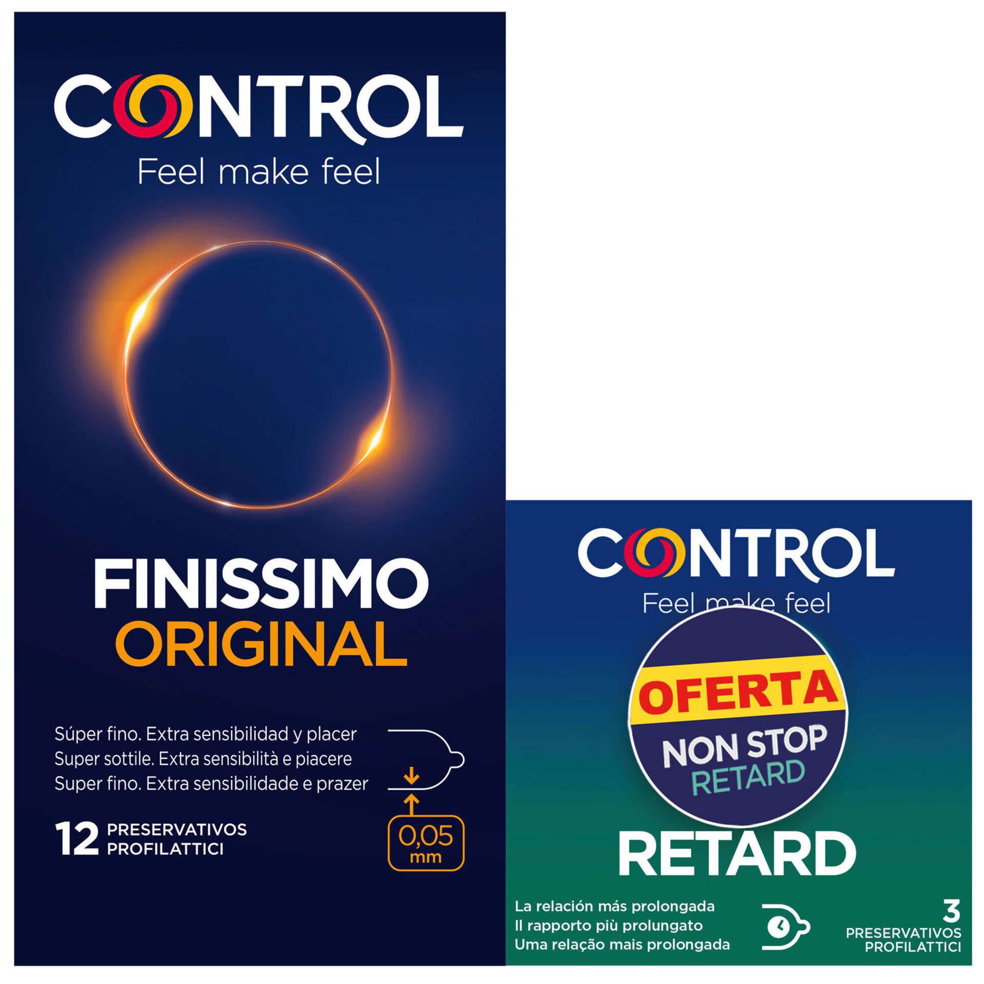 Preservativos Finíssimo Original + 3 Preservativos Retard