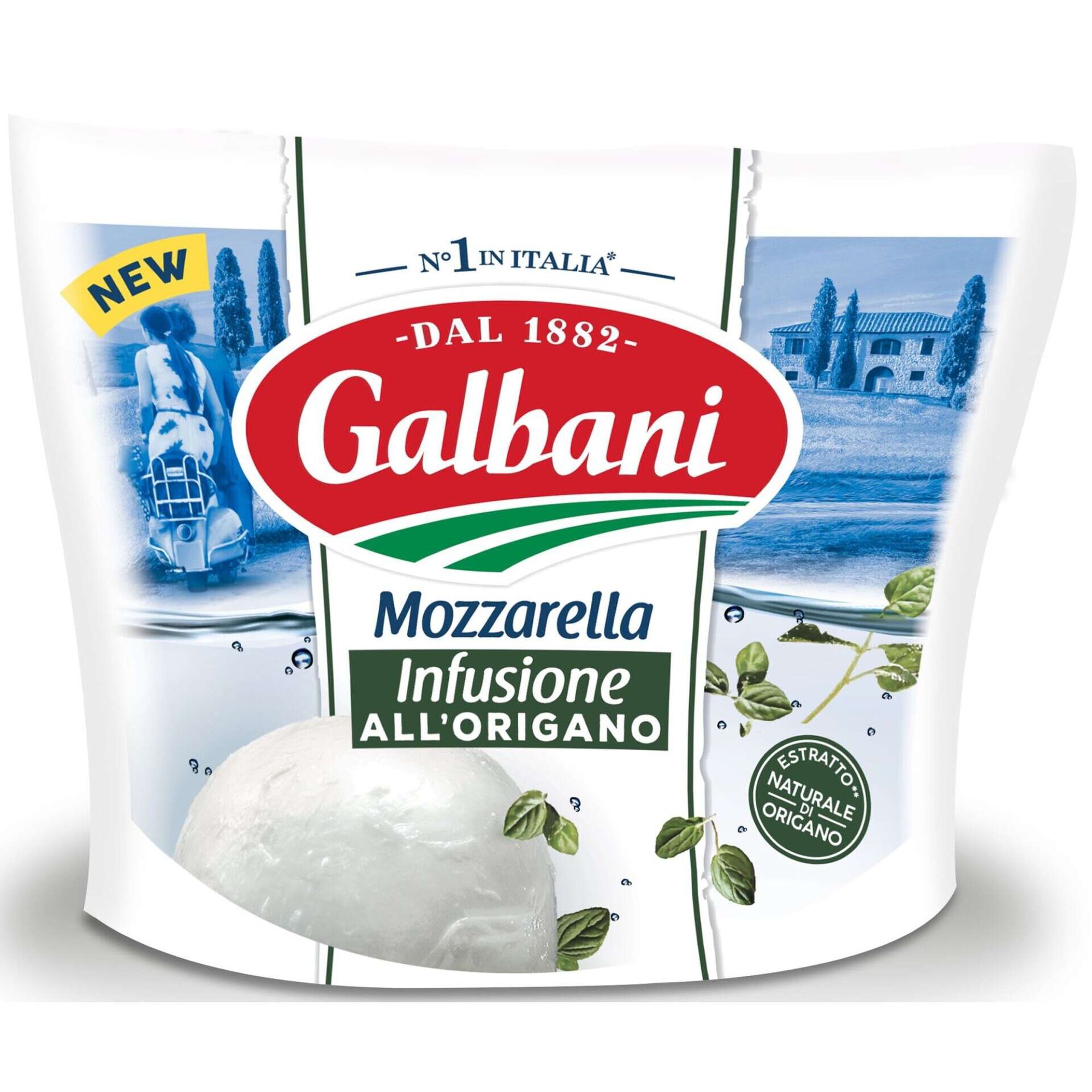 Queijo Mozzarella Infusão Oregãos