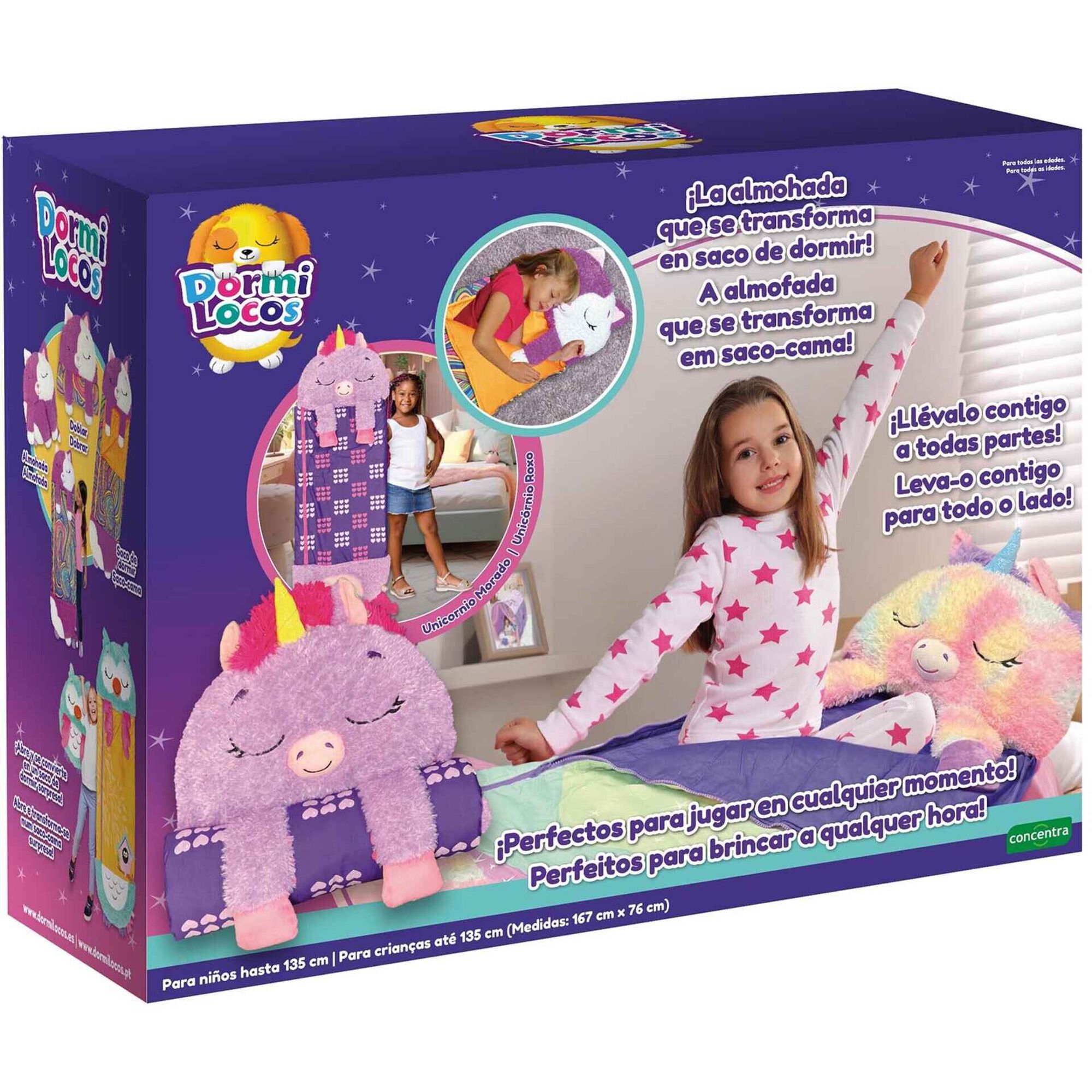 Peluche Unicórnio Roxo