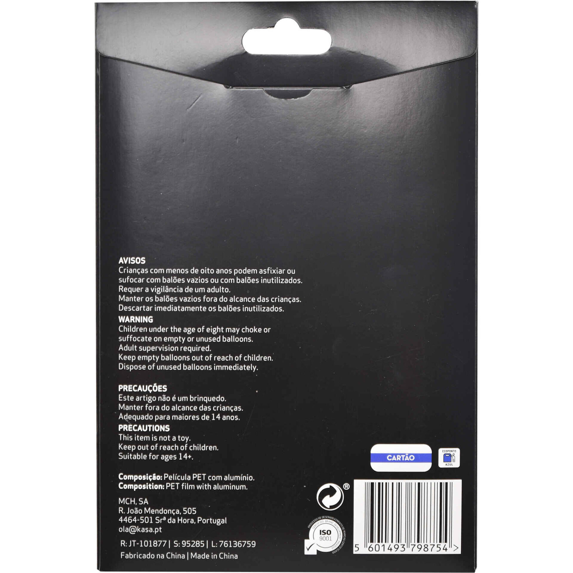 Bal&atilde;o Foil Chap&eacute;u Ano Novo