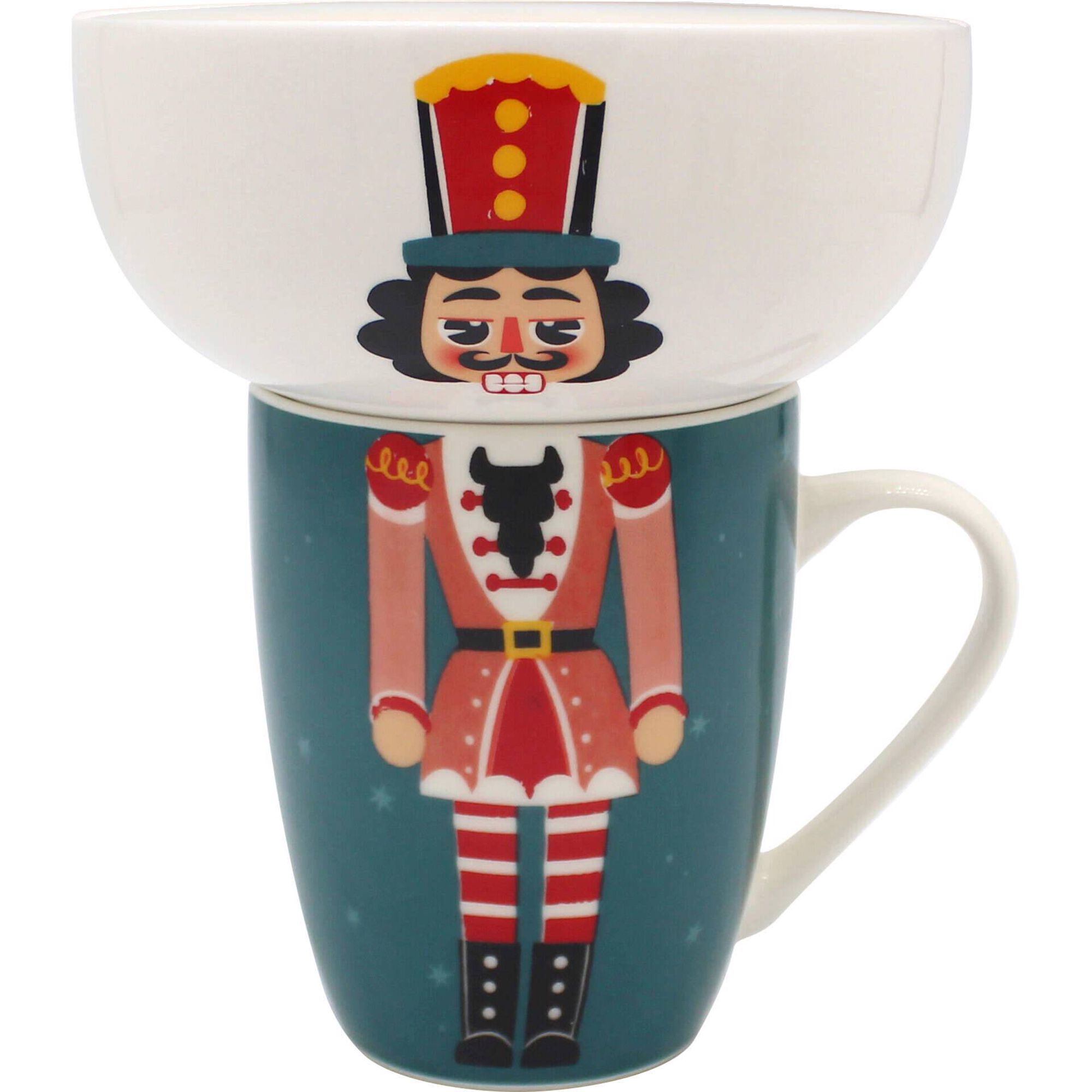 Conjunto Taça e Caneca Soldado Chumbo