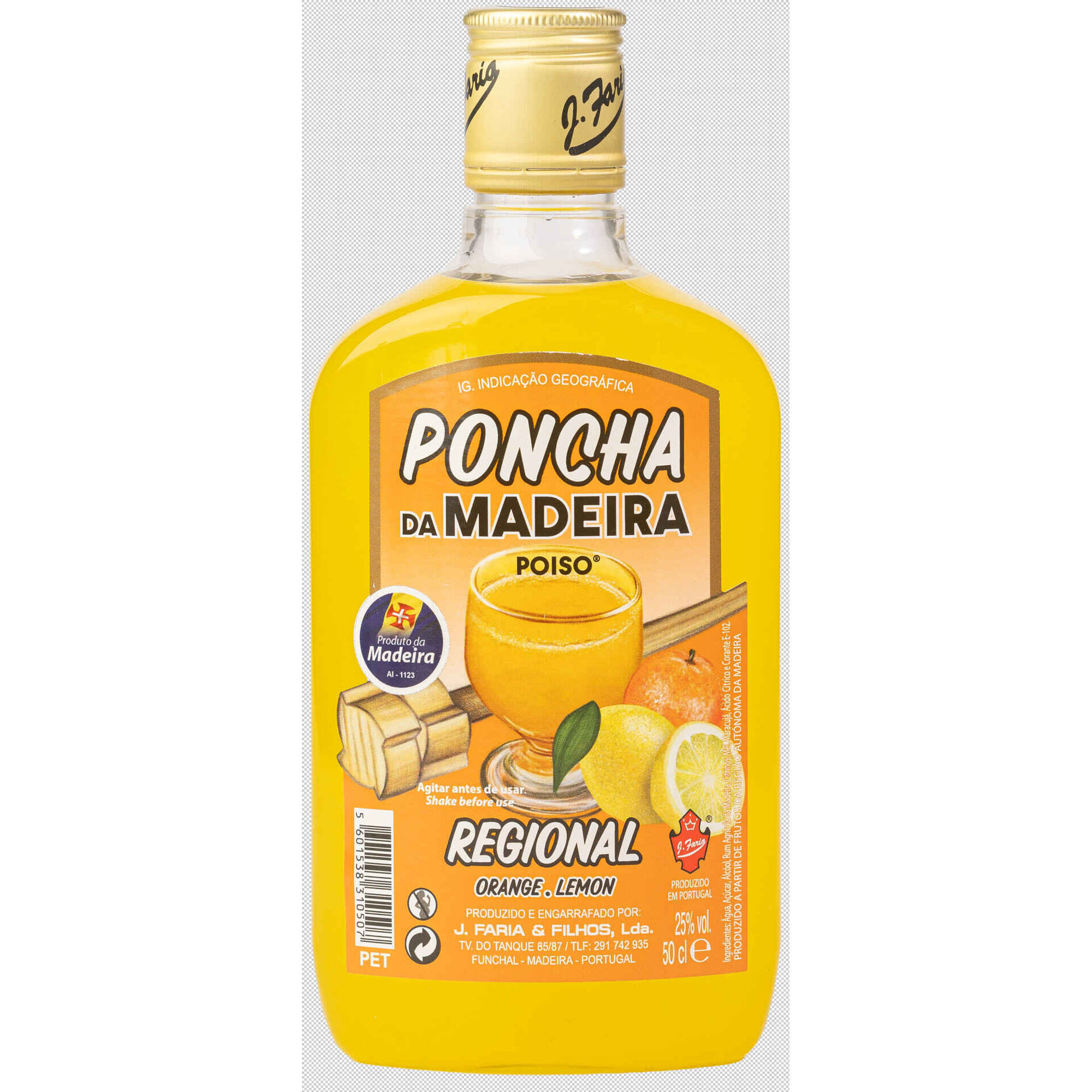 Licor J. Faria & Filhos Poncha da Madeira Poiso Licor J. Faria & Filhos Poncha da Madeira Poiso