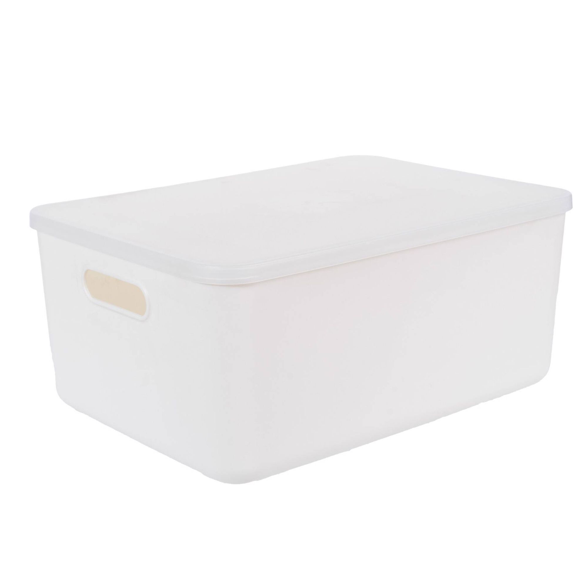 Caixa Arruma&ccedil;&atilde;o Pl&aacute;stico Branca