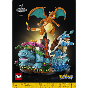 LEGO Pok&eacute;mon - Venusaur, Charizard e Blastoise - 72153