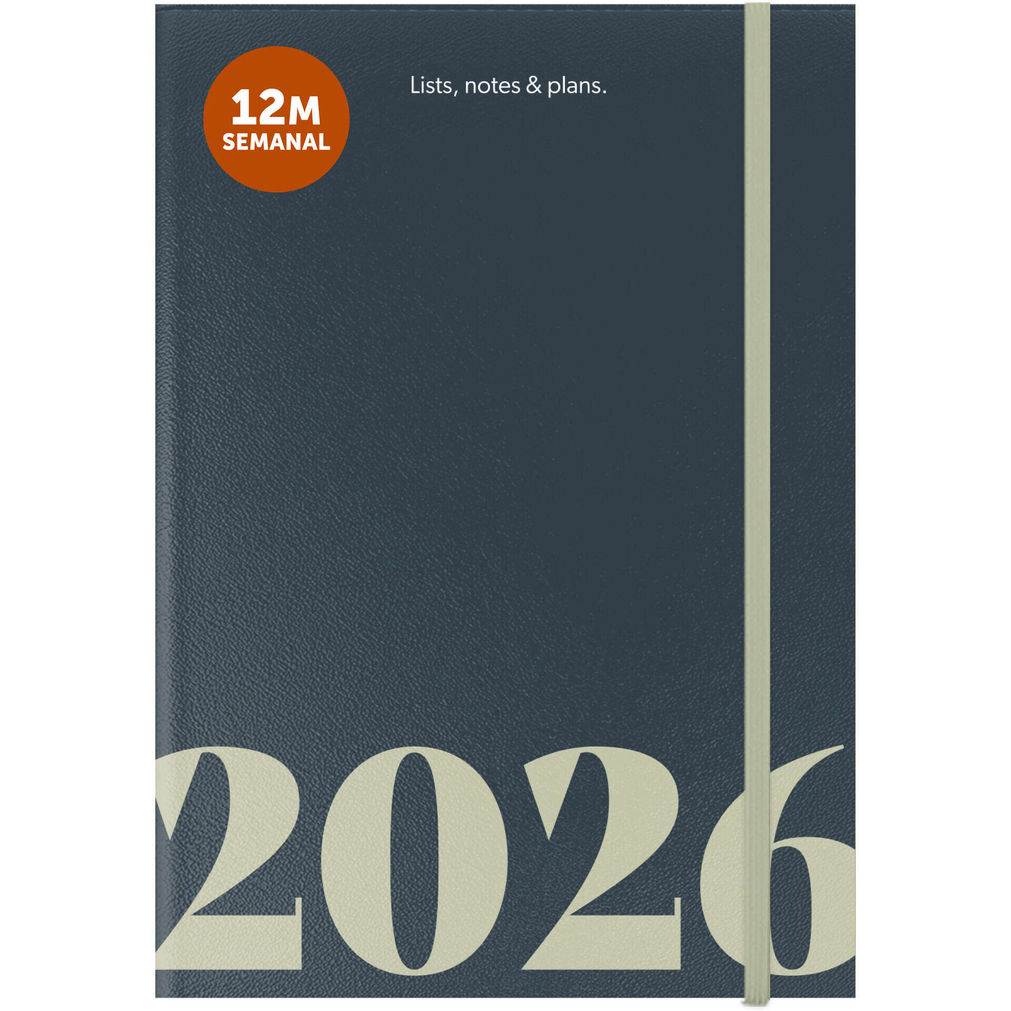 Agenda A5 2026 12 Meses (várias cores)