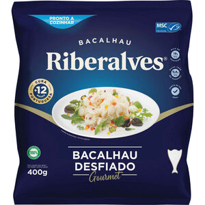 Bacalhau Desfiado 12 Meses de Cura MSC Congelado Riberalves