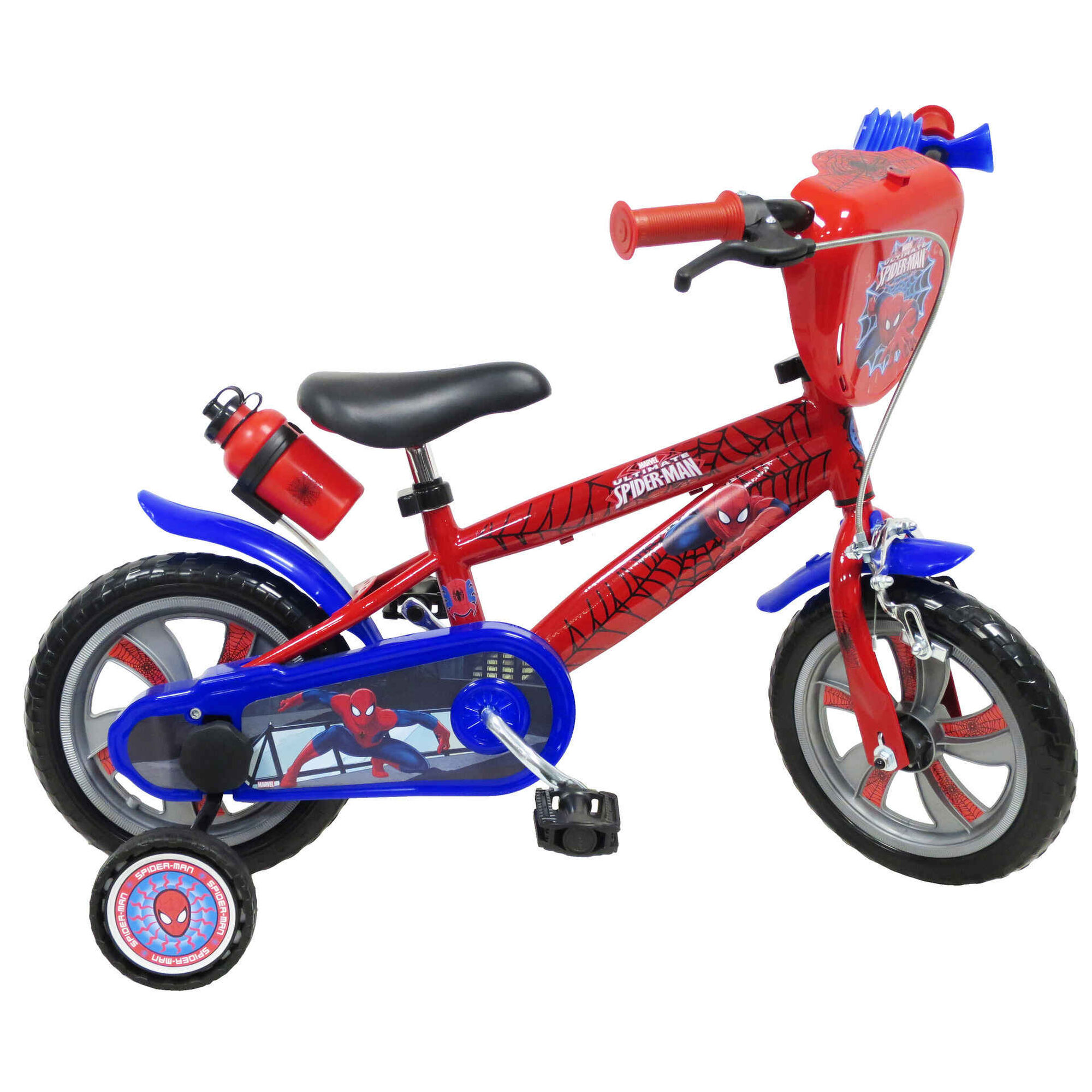 Bicicleta Criança Roda 12" 3-5 Anos Azul e Vermelha Bicicleta Criança Roda 12" 3-5 Anos Azul e Vermelha
