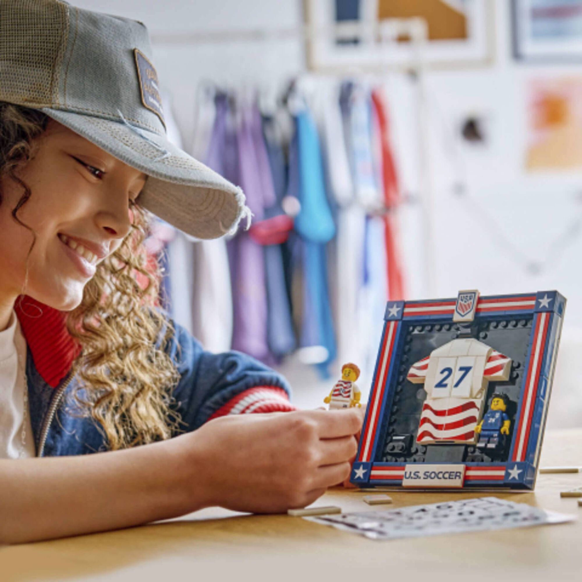 LEGO - Camisola da Sele&ccedil;&atilde;o Nacional de Futebol dos EUA de 2026 - 43033