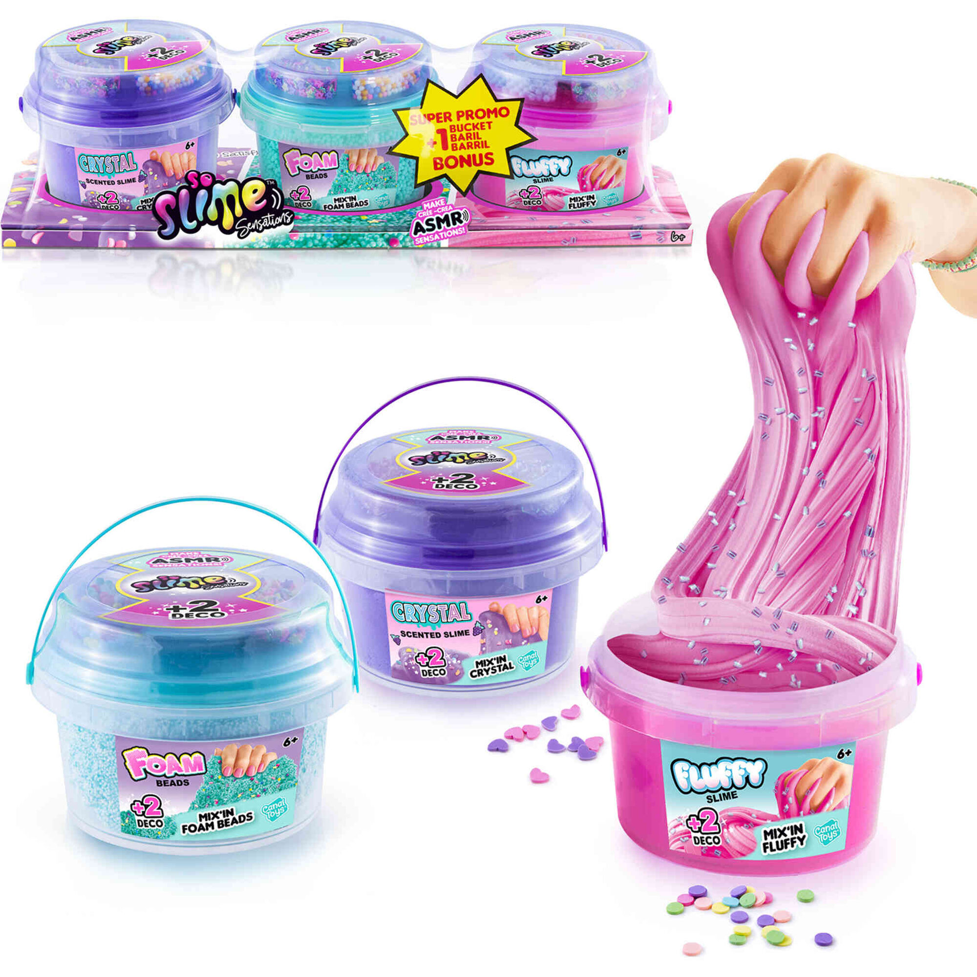 Conjunto de 3 Mix'Ins Slime Sensations