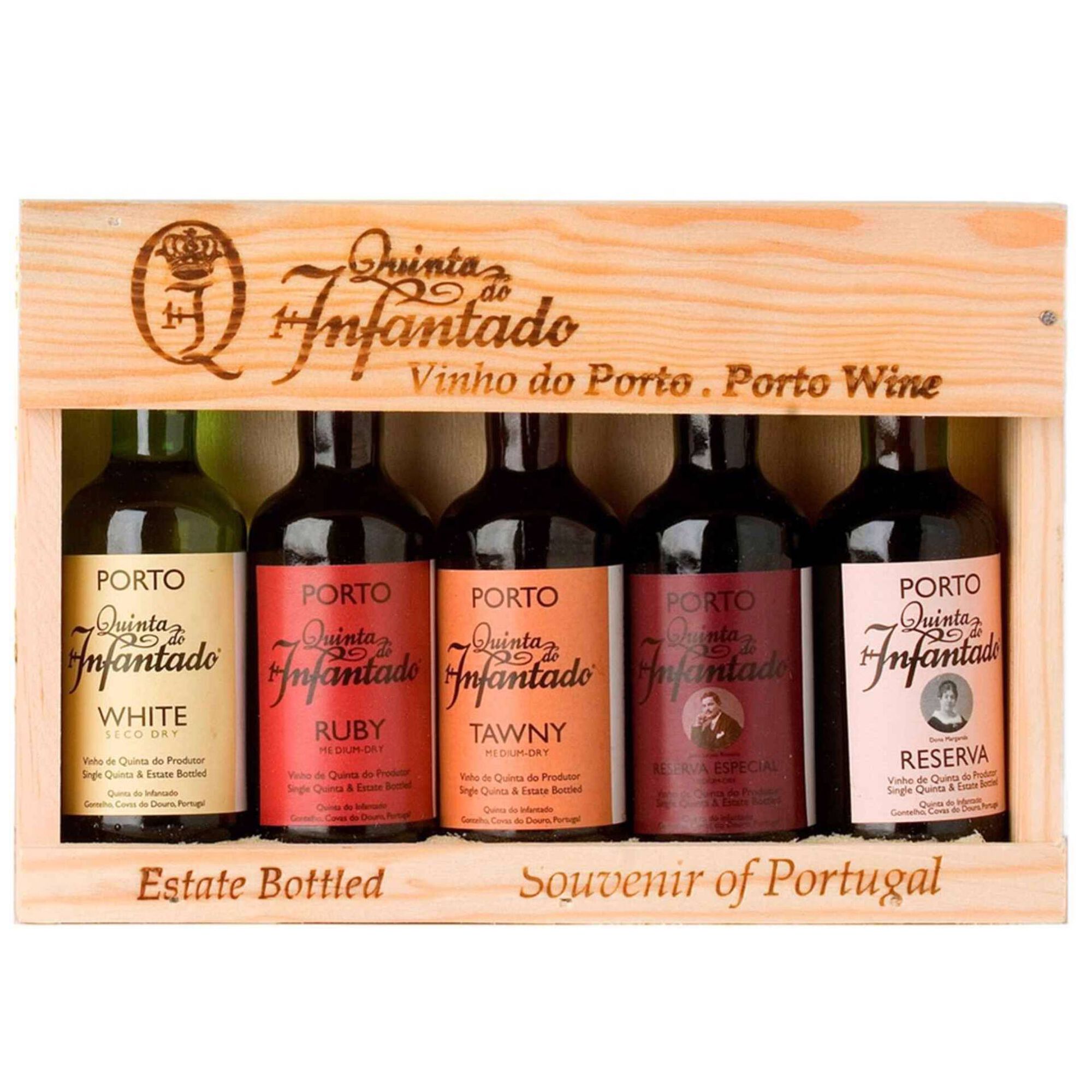 Quinta do Infantado Vinho do Porto Conjunto Miniaturas