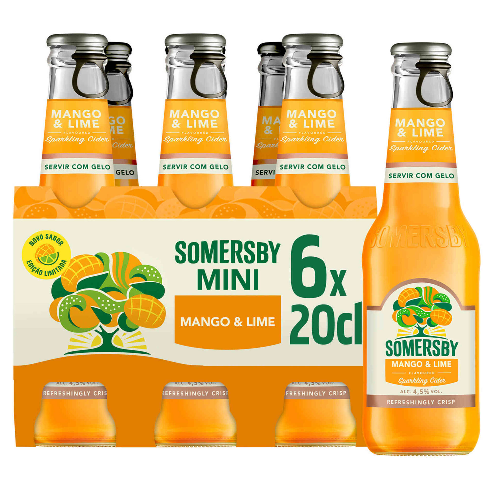 Sidra com Álcool Manga e Lima