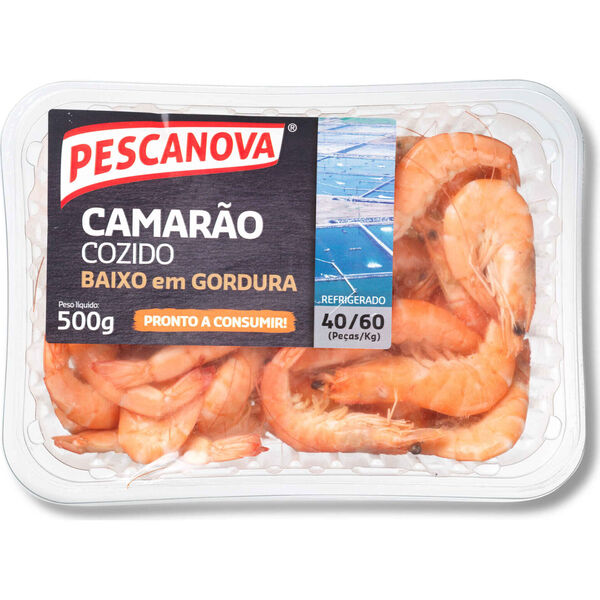 Camarão Cozido 40/60 Fresco Pescanova