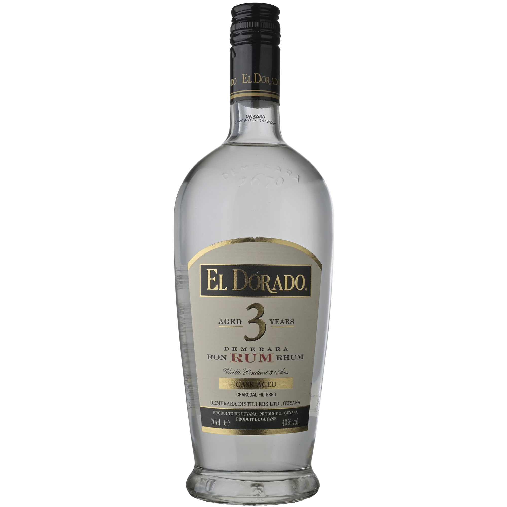 El Dorado Rum 3 Anos Cask Aged Blanco