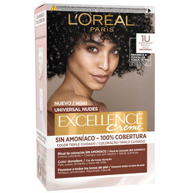 Coloração Permanente Excellence Universal Nudes Preto 1U